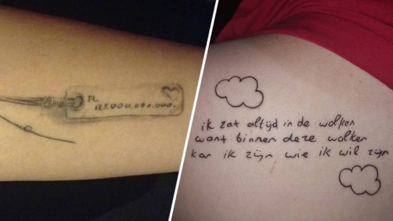 De bijzondere tattoos van Tamara en Mandy. 