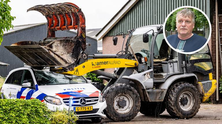 De geramde politieauto en buurman Harrie 