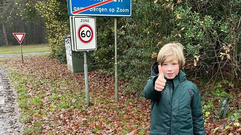 Lucas (10) heeft al veel geoefend voor zijn wandeling naar het Glazen Huis