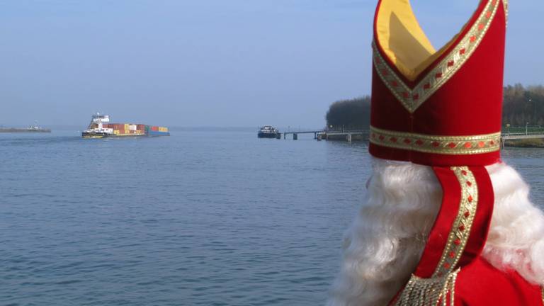 De Sint die tientallen jaren aan kwam in Willemstad (foto: Alex van de Meeberg).