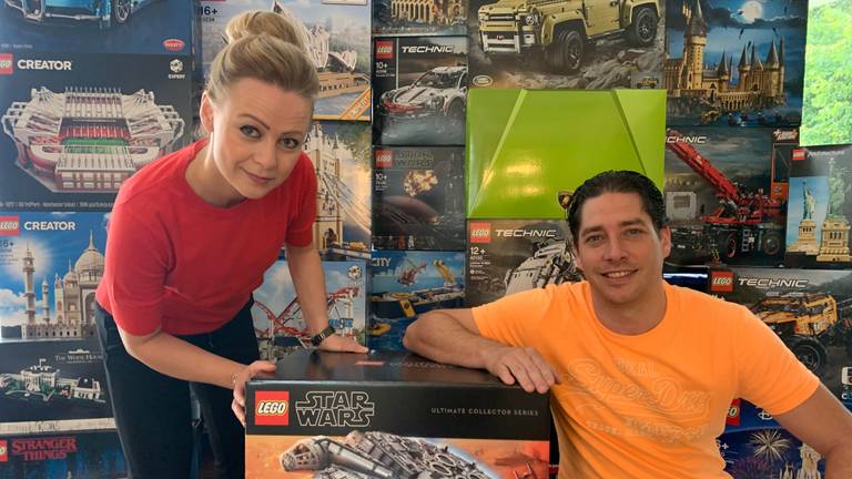 Enrico en Joyce van Gansewinkel hebben een gat in de markt ontdekt met het verhuren van lego-pakketten.