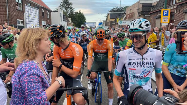 Wout Poels aan de start van Daags na de Tour (foto: Jos Verkuijlen).