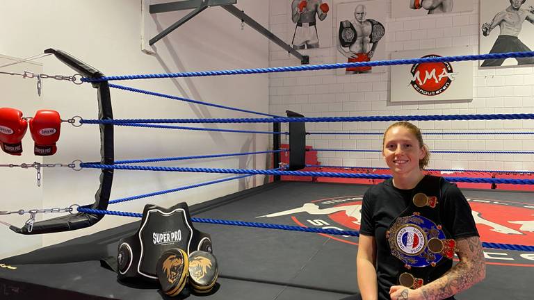 Veronique (24) is Nederlands kampioen boksen