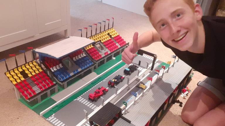 Milan (16) bouwde de Formule 1-race in Zandvoort na van Lego 