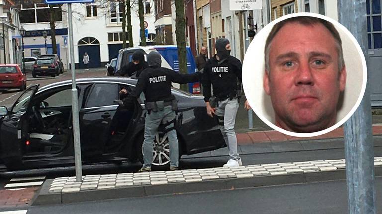 Jamie Stevenson wordt opgepakt in Bergen op Zoom
