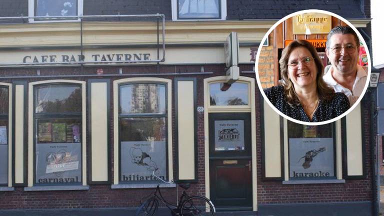Xenia en haar man zijn de eigenaren van Café Taverne in Tilburg (foto: Facebook Café Taverne).