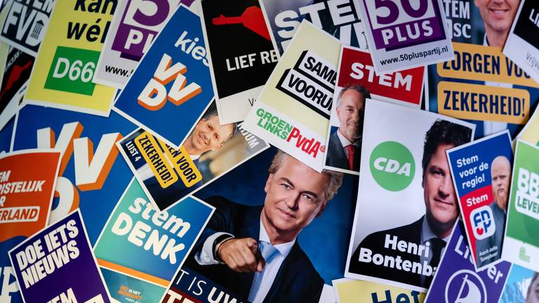 Verkiezingsposters (foto: ANP).