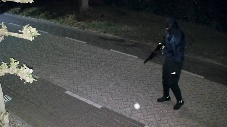 De schutter (foto: Politie Eenheid Oost-Brabant).