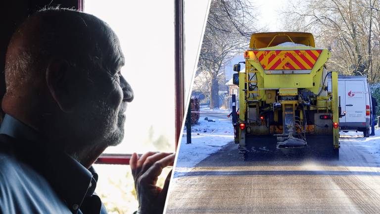 Senioren uit de gemeente Altena blijven 's winters noodgedwongen binnen, omdat de strooiwagen niet overal kan komen (foto's: Pexels en Ben Saanen).