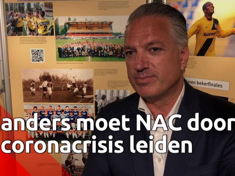 NAC-directeur Mattijs Manders rekent op supporters tijdens coronacrisis.
