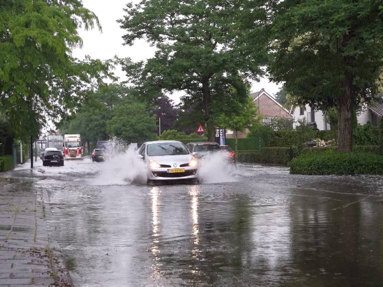 Wateroverlast in Nieuwkuijk