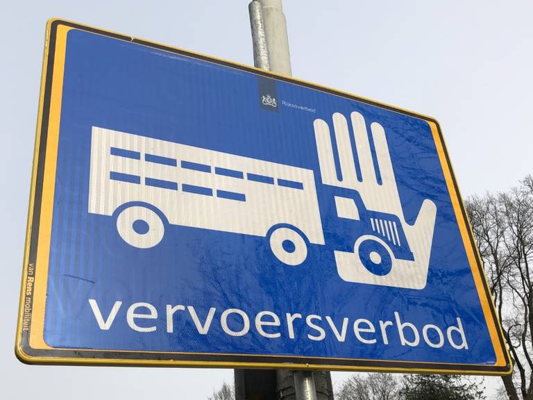 Vervoersverbod in een deel van Brabant door vogelgriep (foto: Hans Janssen).