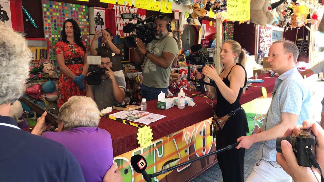 Veel aandacht voor de jarige jet.