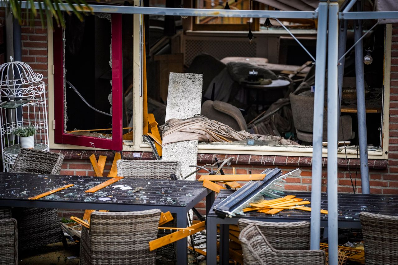 Er was nauwelijks iets heel gebleven (foto: SQ Vision).