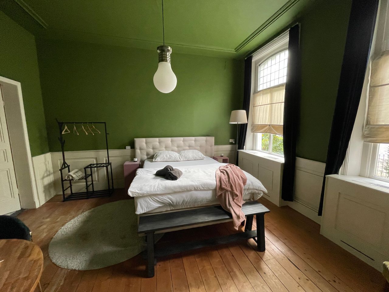 De gastenkamer is al keurig in orde (foto: Raymond Merkx).