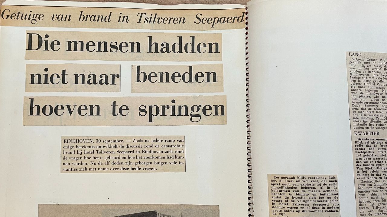 Krantenknipsel uit die tijd