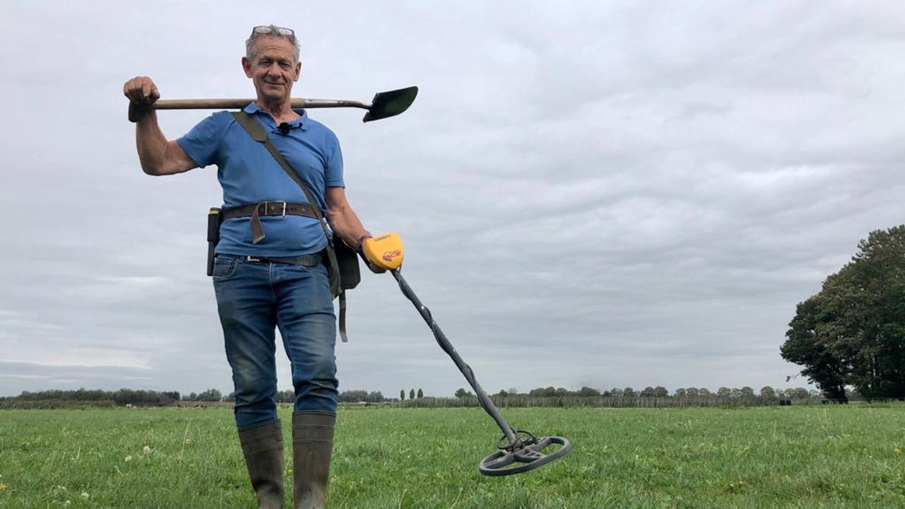 Hans Wagemakers mag wel dé goudzoeker van Raamsdonk worden genoemd. (Foto: Erik Peeters)