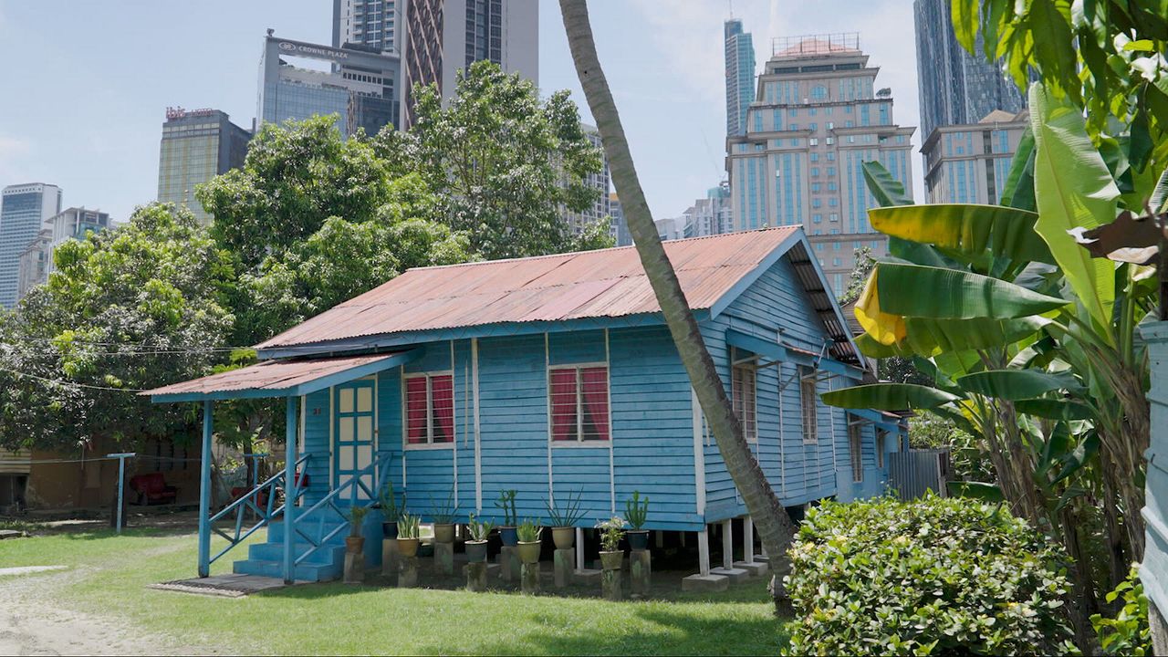 Het blauwe huisje (beeld: Vergezocht/Omroep Brabant).