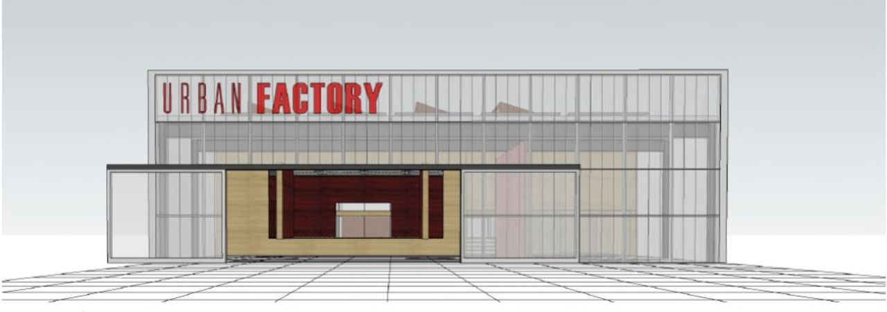 Zo moet de Urban Factory eruit gaan zien (foto: Gemeente Tilburg).