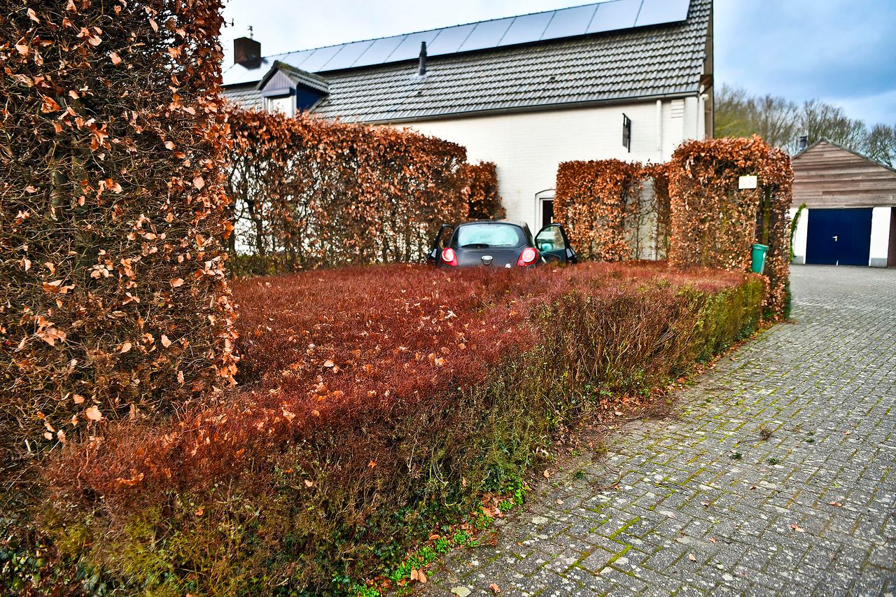 De auto reed door de tuin en ramde toen het huis (foto: SQ Vision Mediaprodukties).