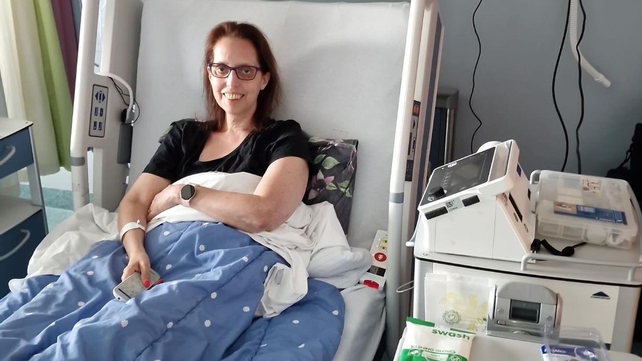 De spieren van Nicole worden steeds zwakker (foto: familie Marcelissen).