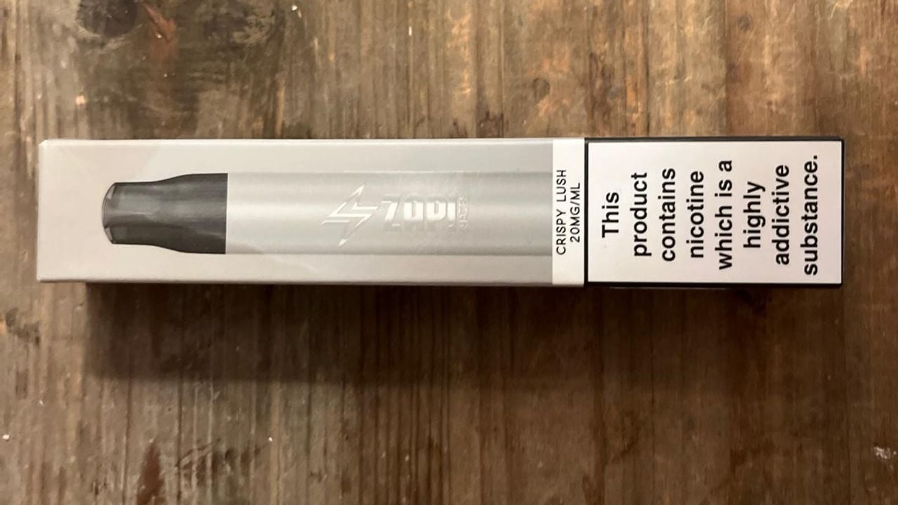 De vape van Zap, met reserpine.