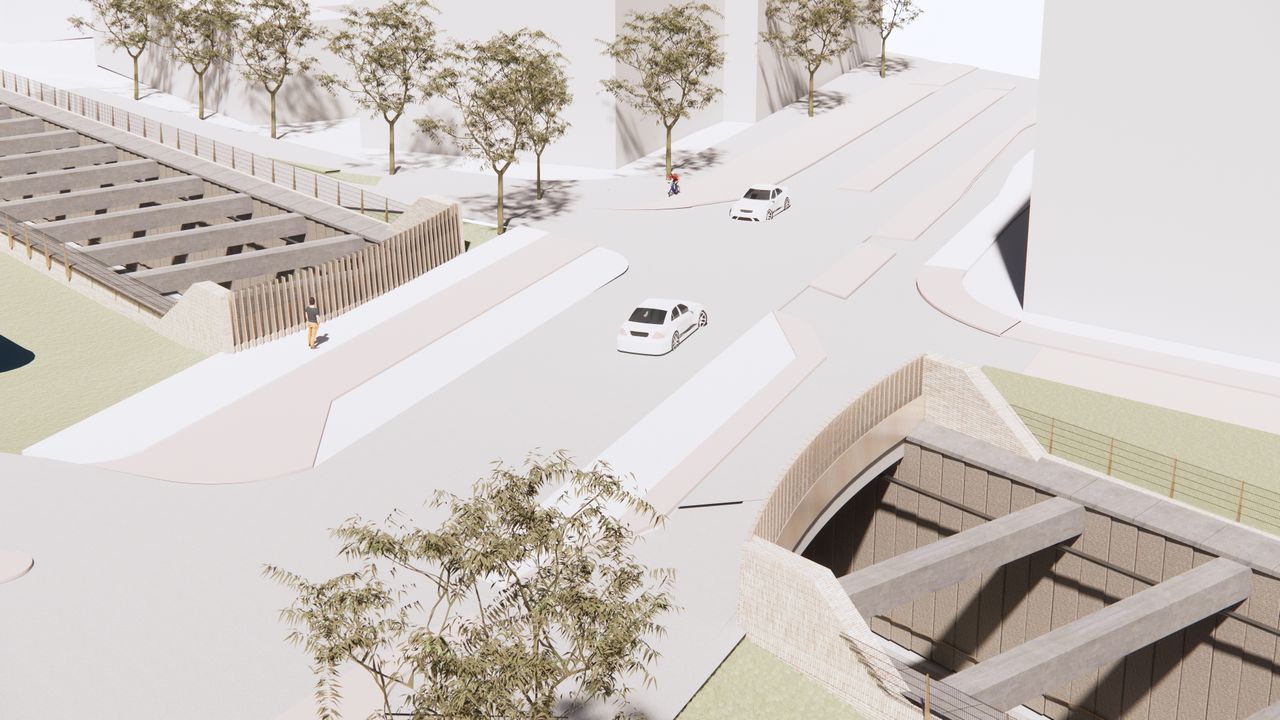 Zo komt het spoor in Vught eruit te zien (foto: ProRail)