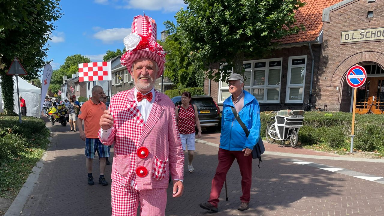 Wiebe geheel in stijl (foto: Raymond Merkx). 