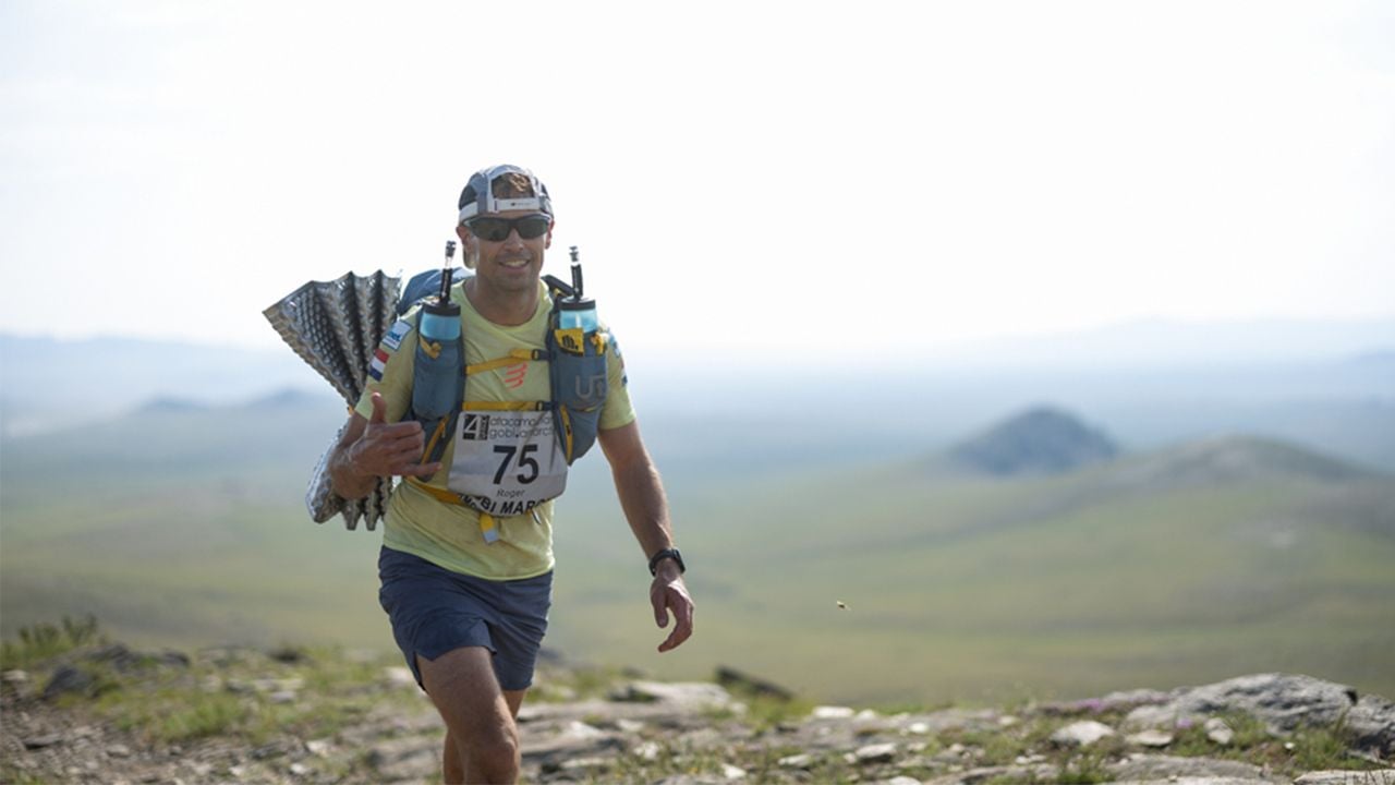 Roger Ruijters was de enige Nederlandse deelnemer aan de GOBI March (foto: RacingThePlanet/Gabriel Heusi).