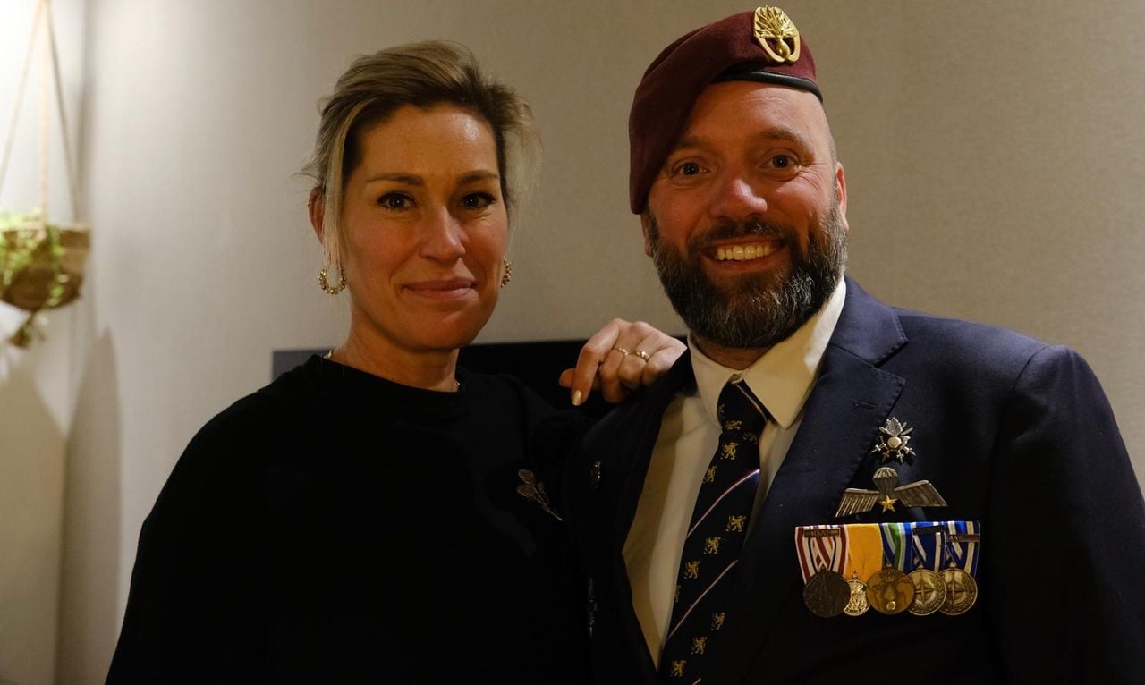 Selma met haar partner en veteraan Manuel (foto: Omroep Brabant).