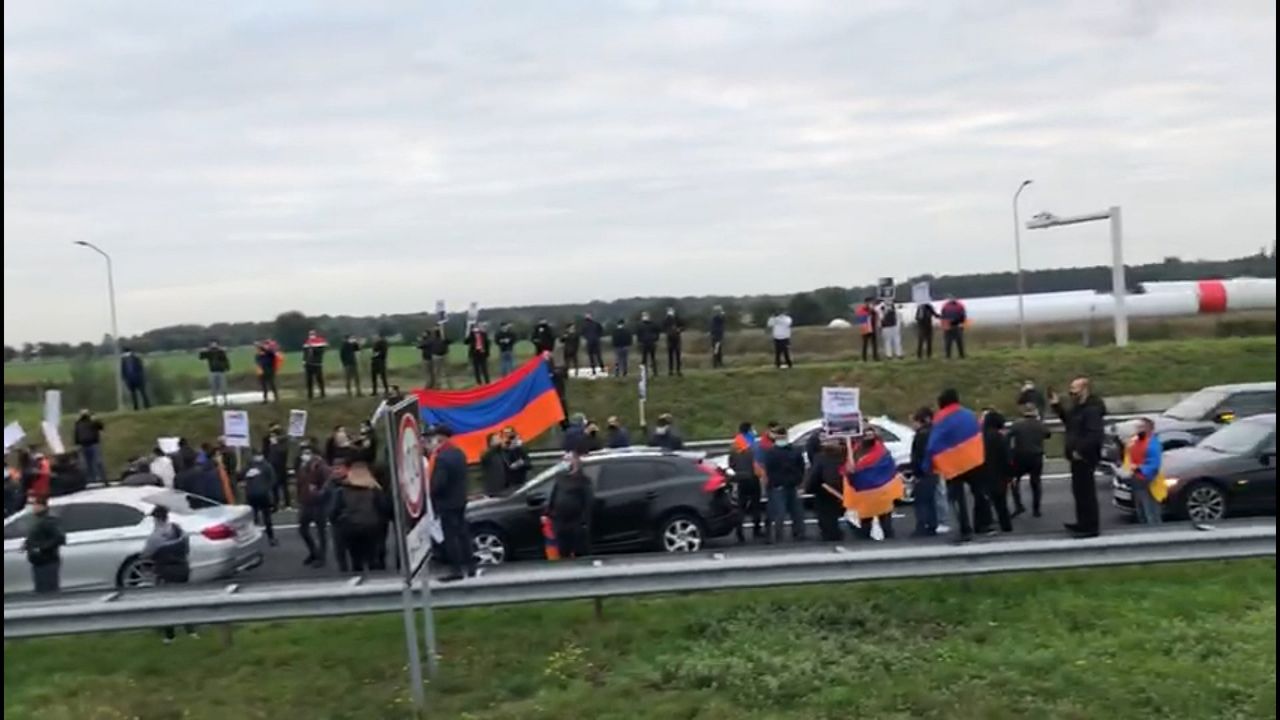Huidige situatie op de snelweg.