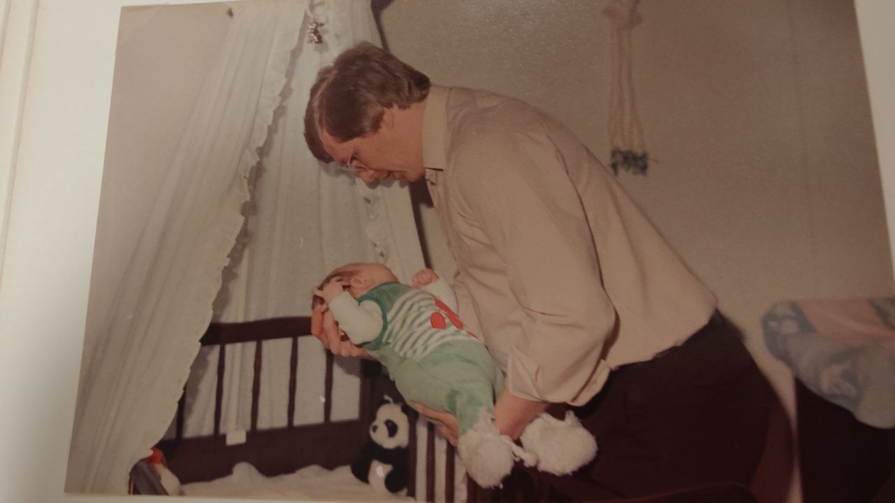 Emile met dochter Marjan (privéfoto).