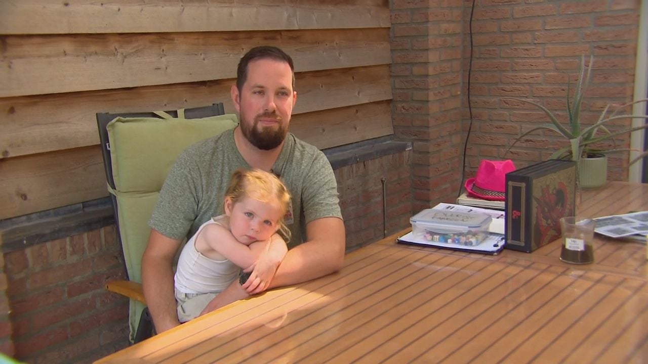 De dochter van Mark slaapt uit voorzorg in een andere kamer (beeld: Omroep Brabant).