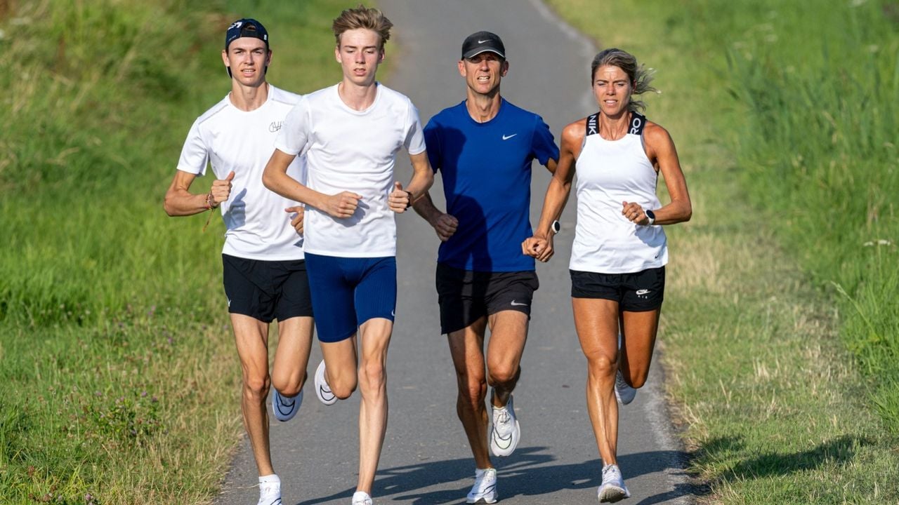 Lars, Niels, Marcel en Sandra Laros (foto: Johan Manders).