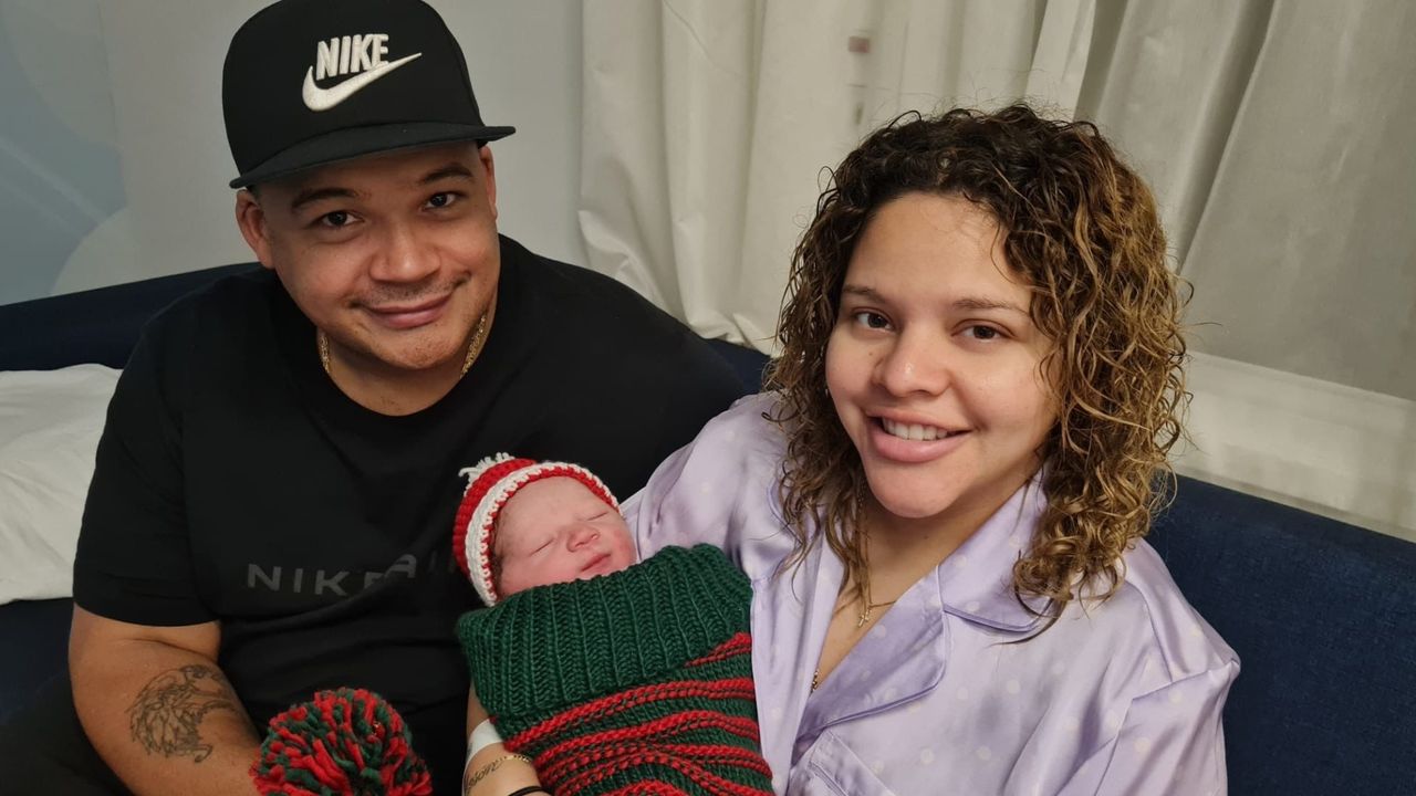de kers(t)verse ouders met baby Maceo