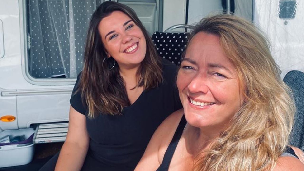 Judi en Marieke tijdens een vakantie (privéfoto). 