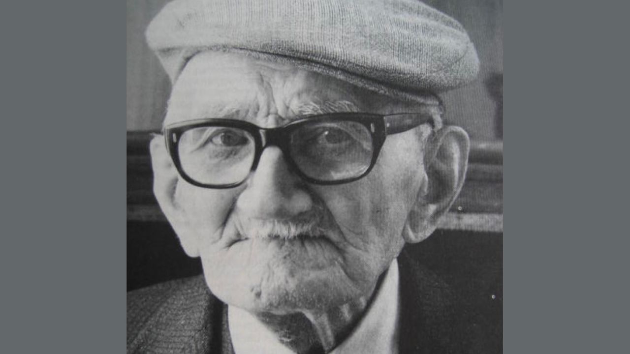Opa Pieter Arie Boll werd 105 jaar oud (foto: Heusden in beeld).