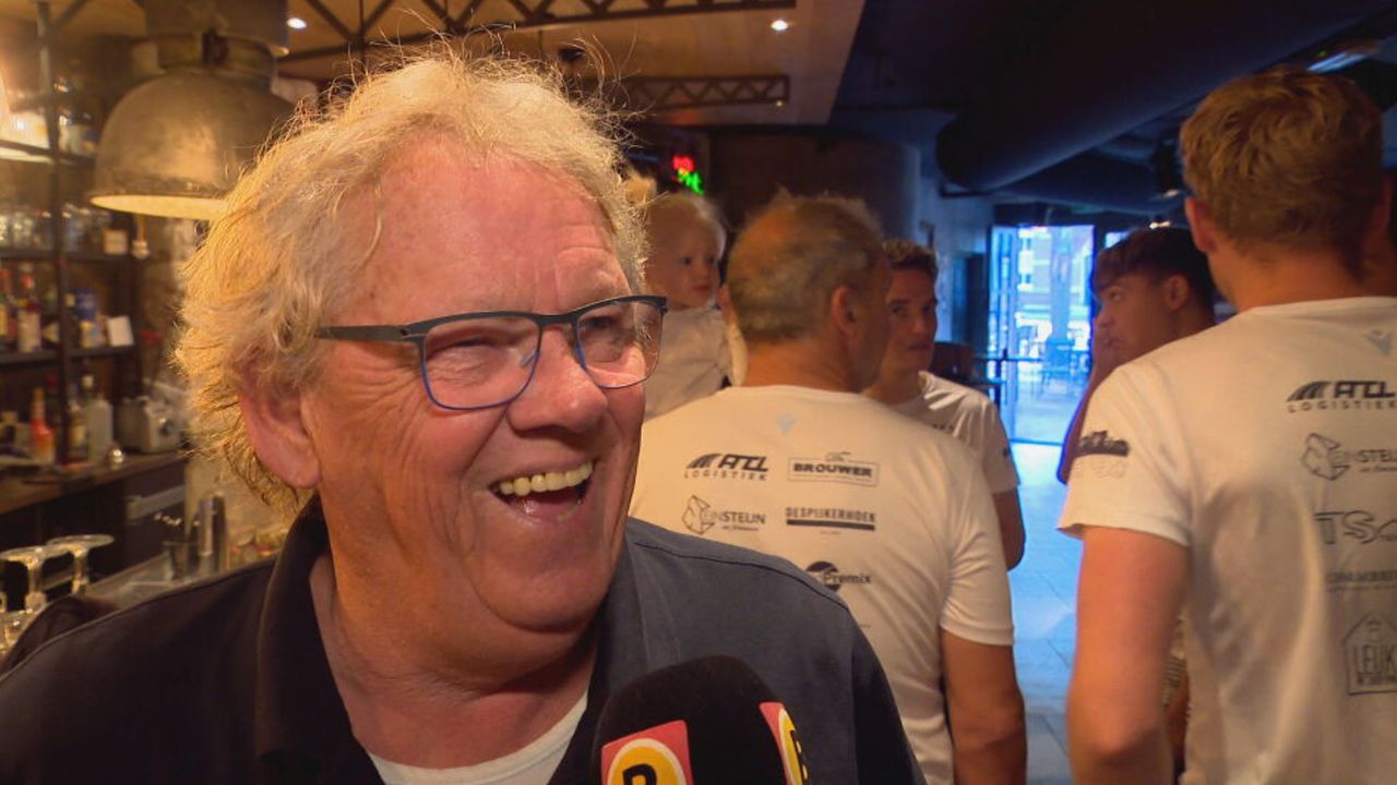 Henk van der Steijn komt kijken tijdens de Marathon Eindhoven.