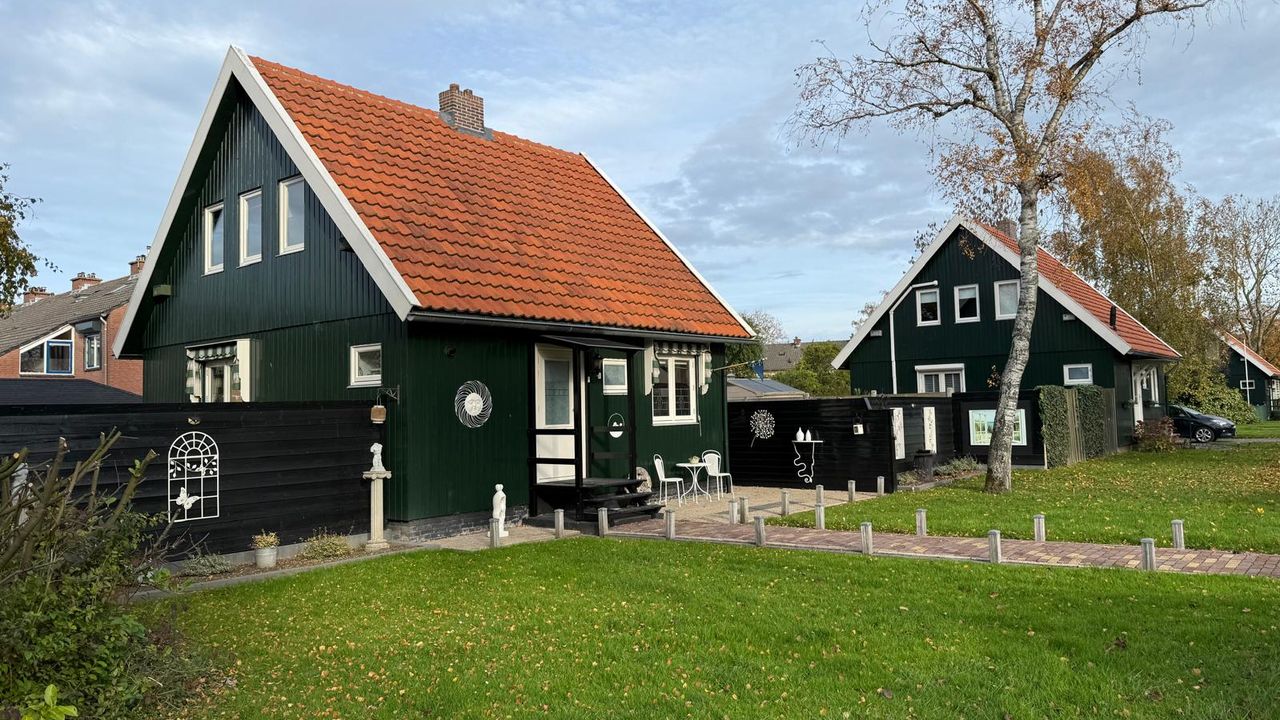 Het watersnoodhuis van Rob van Toos in Lage Zwaluwe (foto: Erik Peeters).
