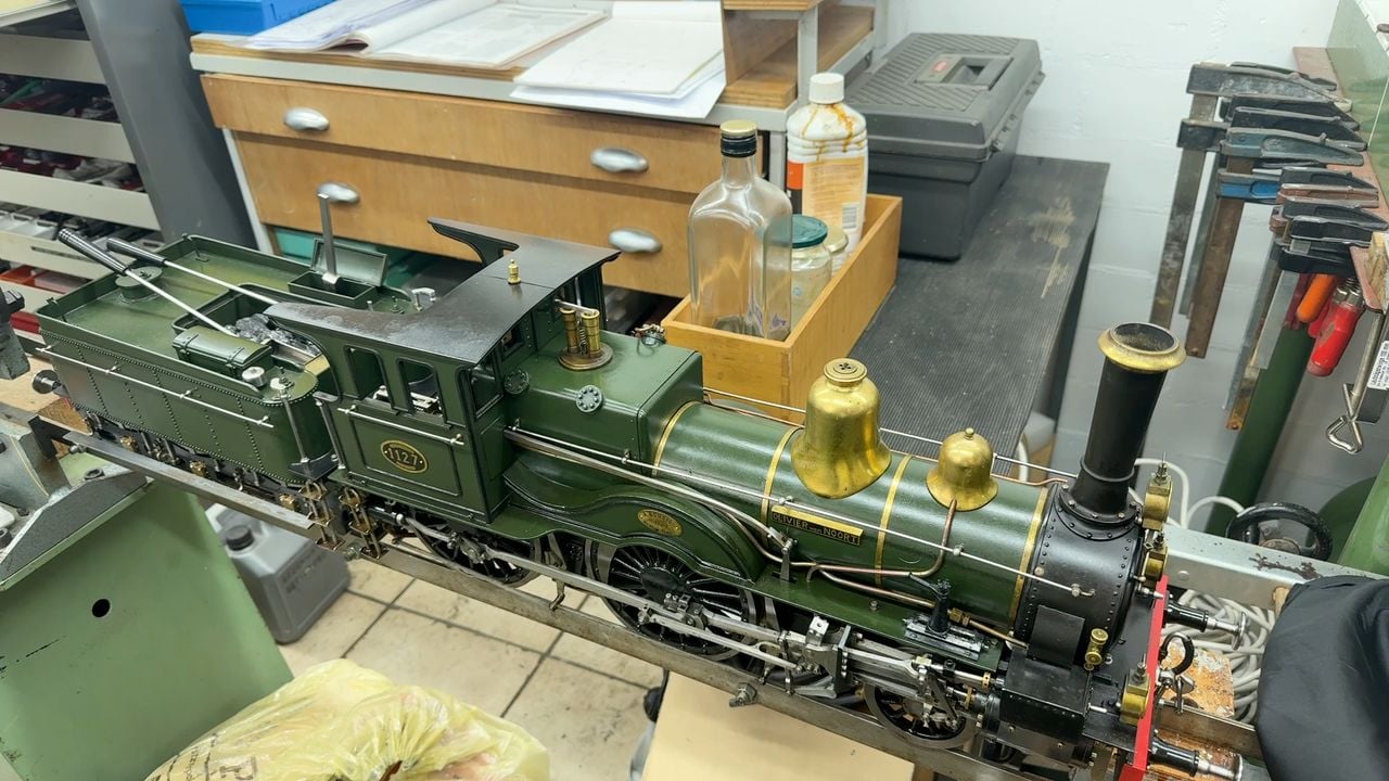 De stoomtrein waarop Jaap vaker heeft gereden (foto: Megan Hanegraaf).