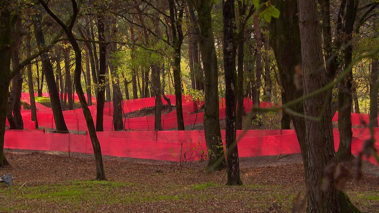 De baan ligt er al strak bij met nog een paar dagen te gaan (foto: Omroep Brabant).
