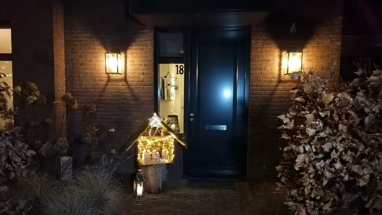 Vanaf vijf uur 's avonds gaan de lichtjes aan.