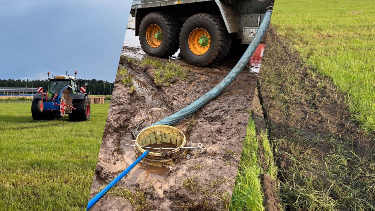 Door sleuven te trekken loopt het water sneller weg (foto: Festival Intents).