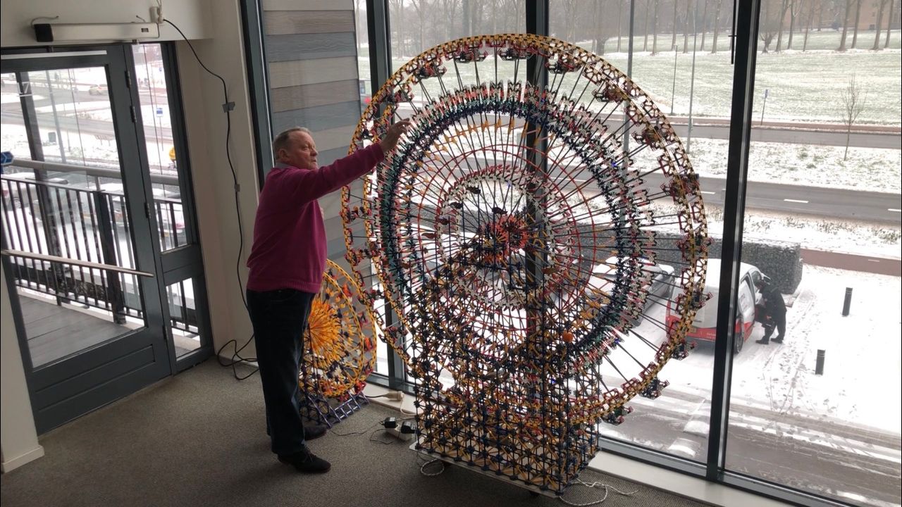 Anton en het reuzenrad in betere tijden (foto: Omroep Brabant).