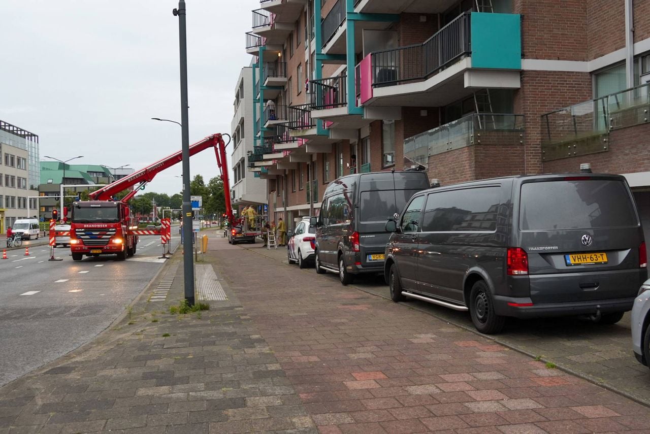 Brandweer en politie werden ingeschakeld (foto: Harrie Grijseels/Persburau Heitink).