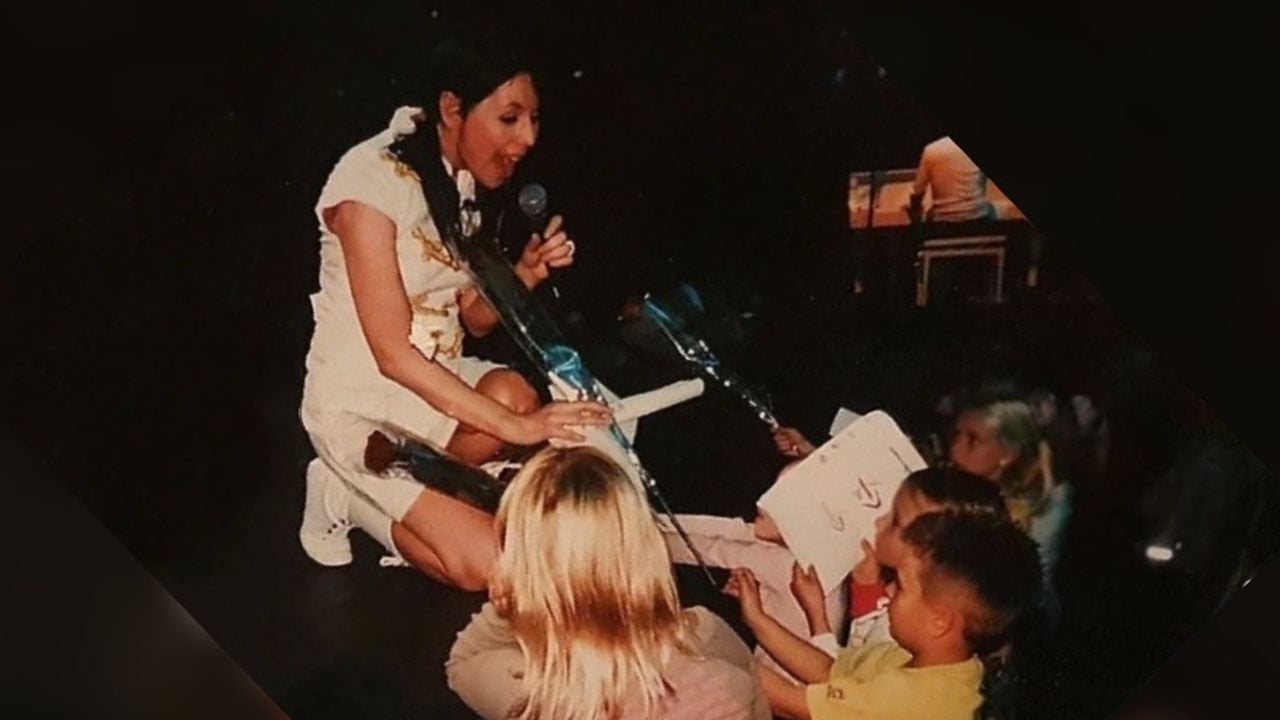 De liefde voor Kristel gaat al lang terug bij Mariano in zijn gele shirt (foto: Mariano Keerssemeeckers)