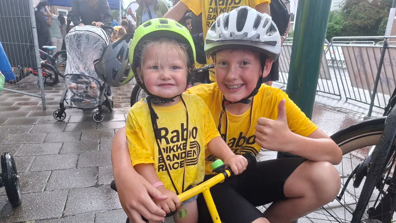Mirthe Logtmeijer na de Dikke Banden Race (foto: Leon Voskamp).