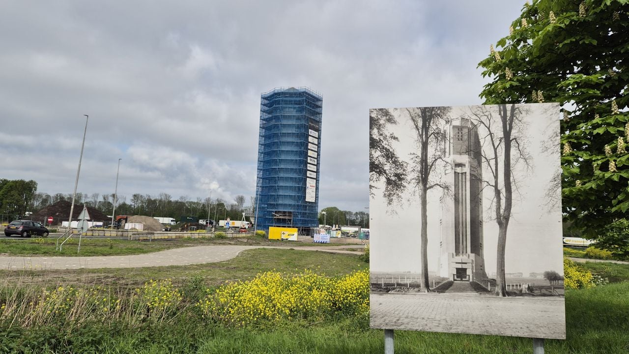 Op- en afrit 34, bij de watertoren in Raamsdonksveer komt te vervallen (foto: Niek de Bruijn).