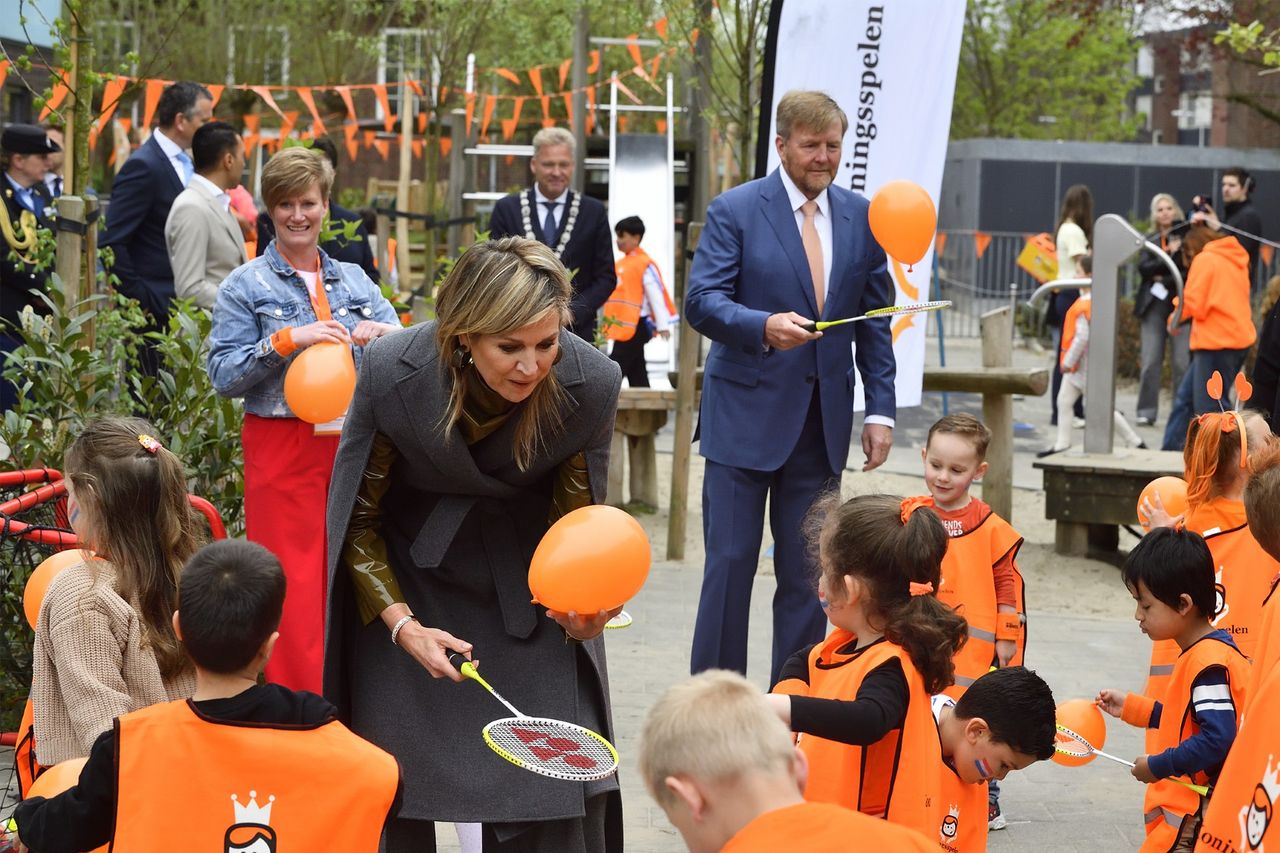 Gefocust voor een potje ballontennis (foto: Erald van der Aa).