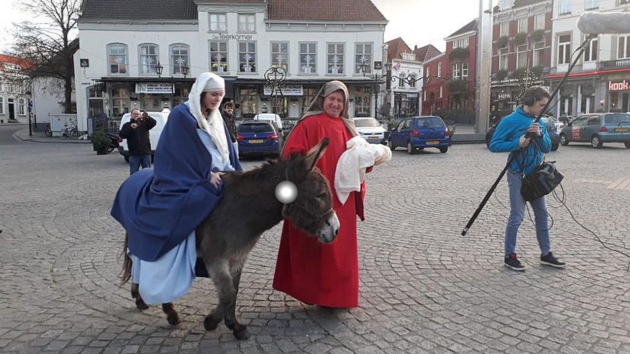 Eind vorig jaar nam de parochie ook al een kerstfilm op.